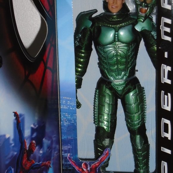 2001 TOY BIZ, SPIDER-MAN MOVIE, GREEN GOBLIN, DOLL/ACTION FIGURE, BRAND NEW!!!! - Picture 8 of 15